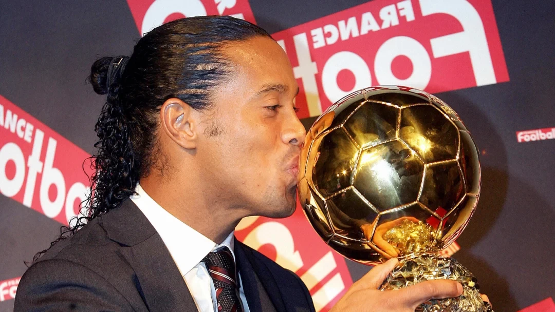 Ronaldinho Gaúcho ganhou o Ballon D