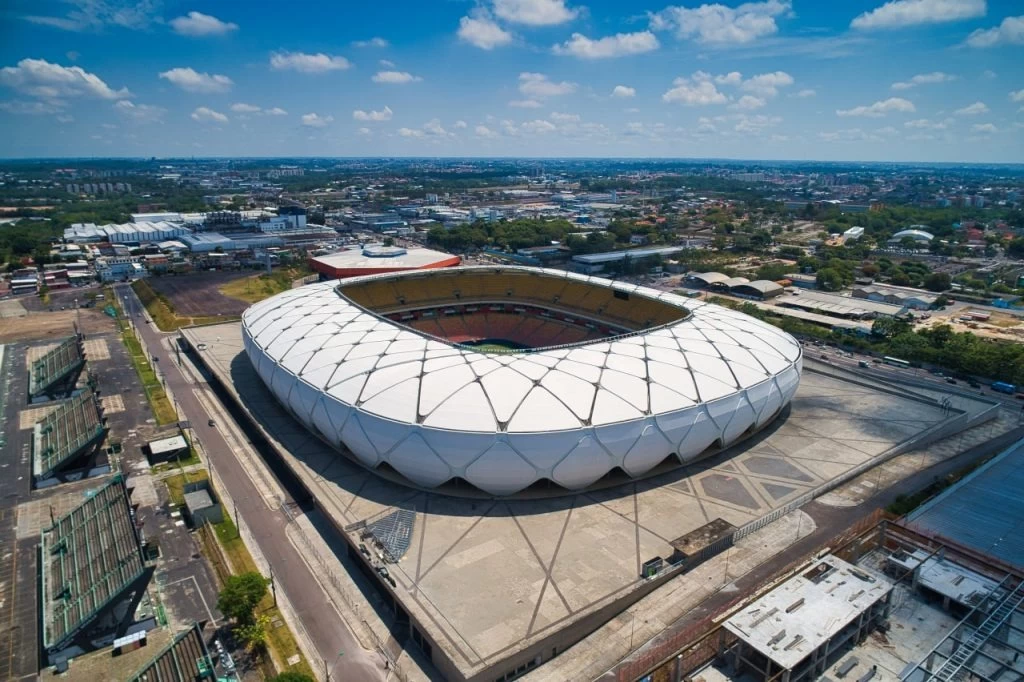 Arena da Amazônia atualmente (Foto: Reprodução/ Janailton Falcão, Amazonastur