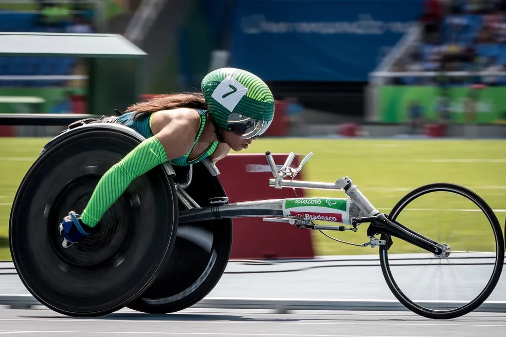 Aline Rocha, do atletismo, nas Paralimpíadas do Rio