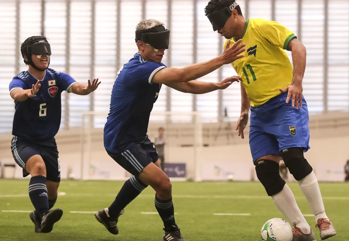 Seleção Brasileira de Futebol de Cegos vai em busca do hexa (Foto: Reprodução/ Alessandra Cabral/ CPB)