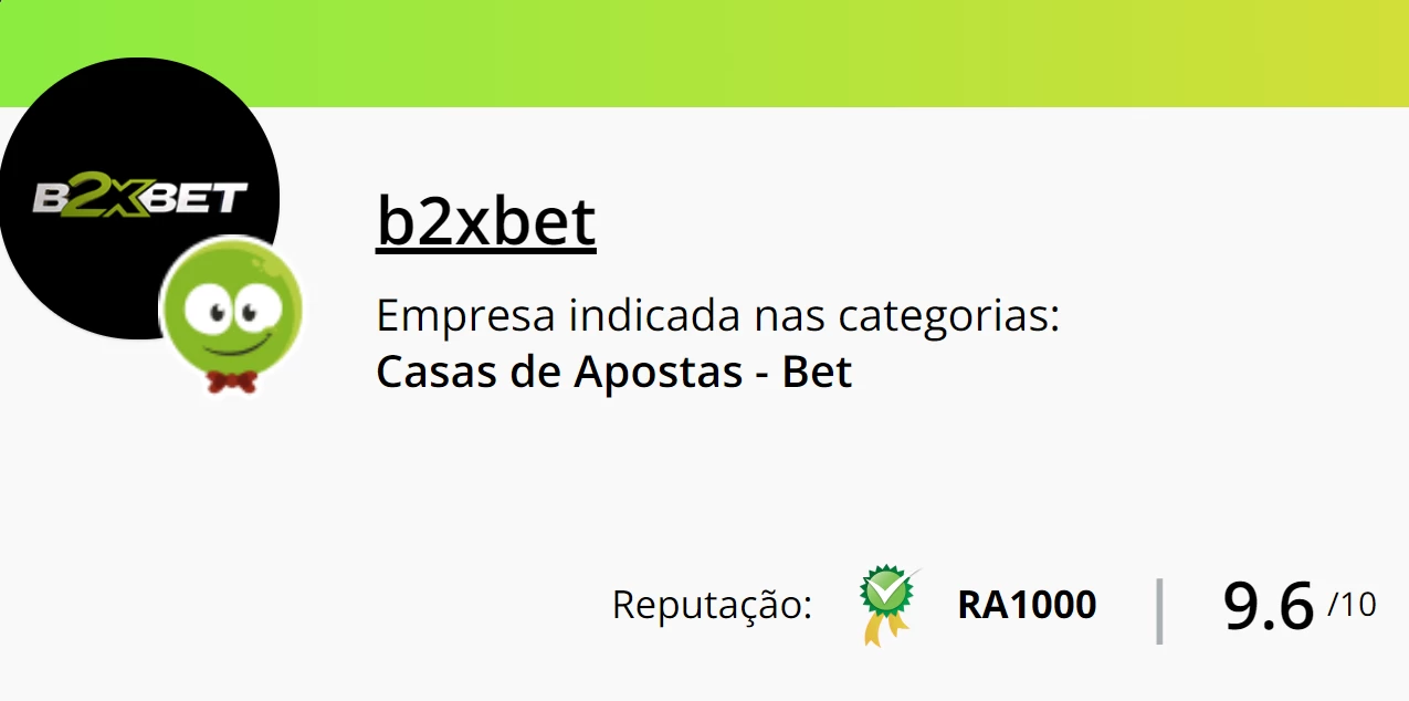 print da página da B2XBET no site Reclame Aqui